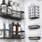 Adhesive Shower Caddy, 5 Pack Rustproof Stainless Steel