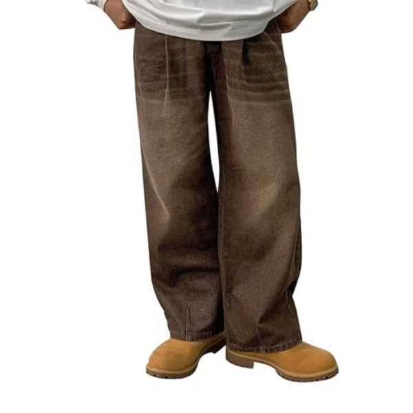 HUNGSON Mens Baggy Jeans for Men Women
