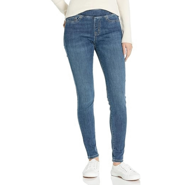 Essentials Women's Mid-Rise Stretch Pull-On Jegging