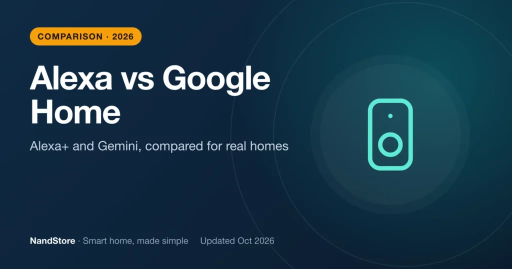 Alexa vs Google Home in 2026: Which Should You Pick?: Alexa+ and Gemini, compared for real homes