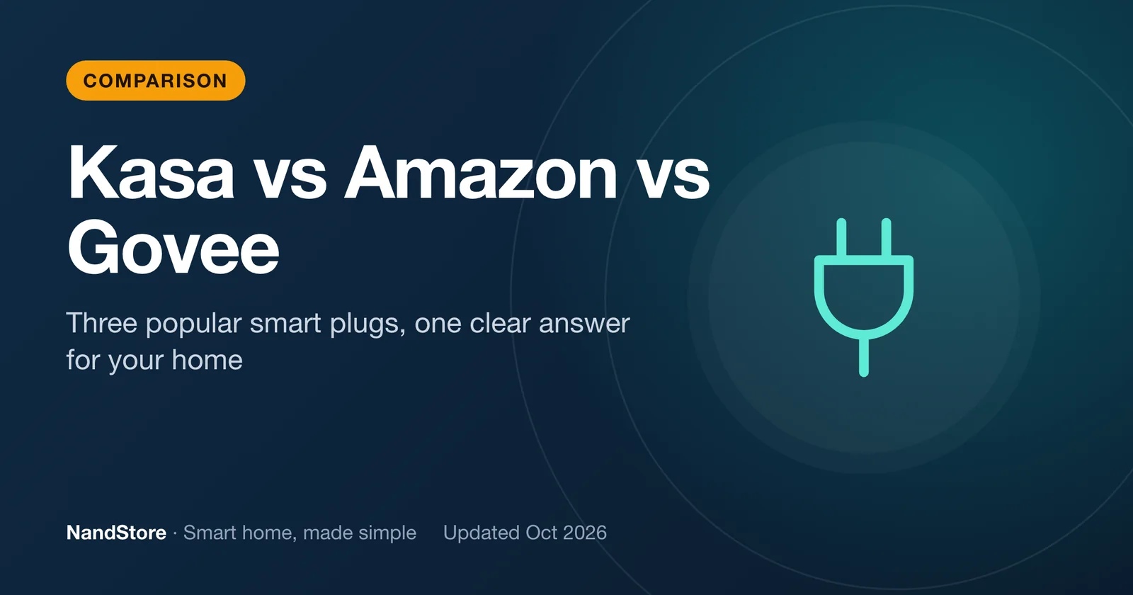 Kasa vs Amazon Smart Plug vs Govee: Which Should You Buy?: Three popular smart plugs, one clear answer for your home